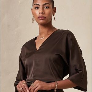 NWT Banana Republic V-Neck Dolman Top.